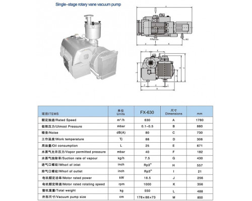 Пластинчато-роторный насос SV-630 X-630 (380В), 630 м³/ч одноступенчатый маслозаполненный EVP (Joysun) Пластинчато-роторный насос SV-630 X-630 (380В), 630 м³/ч одноступенчатый маслозаполненный EVP (Joysun)